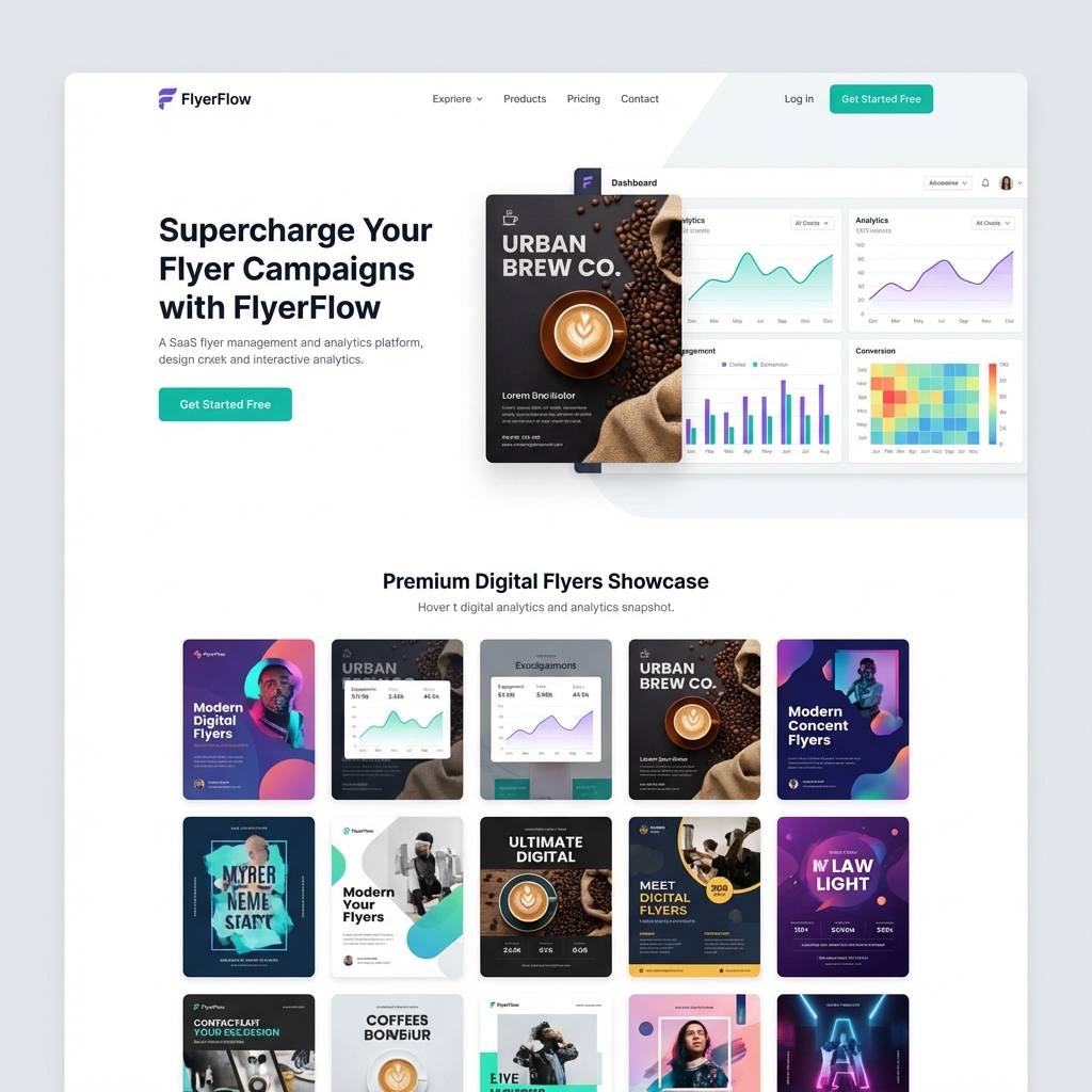 SaaS Flyer Management Platform